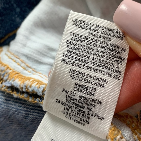 We The Free By Free People Patchwork Mini Denim Skirt - Picture 11 of 14